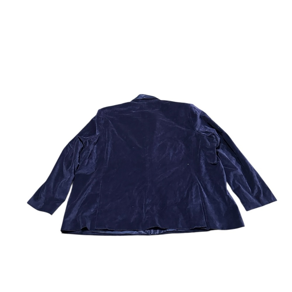 Frances Valentine Deep Blue Velvet men Blazer size 2XL - Picture 14 of 16